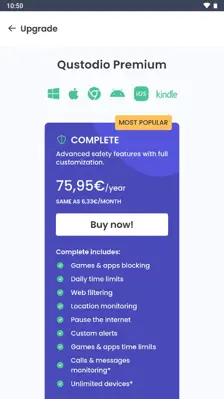 Qustodio Parental Control App android App screenshot 8